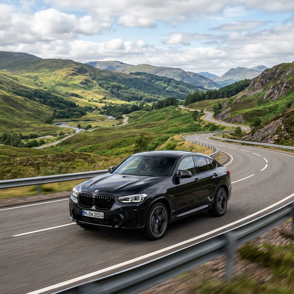 BMW X4の走行イメージ